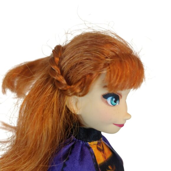 Disney Frozen 2 Forest Expedition Anna of Arendelle Doll 11" Hasbro 2018 - Picture 4 of 5